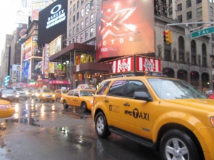 Желтое такси Нью-Йорка
